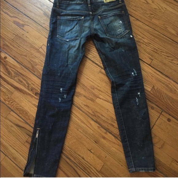 Dsquared2 distressed ankle jeans sz 2 - Picture 4 of 6
